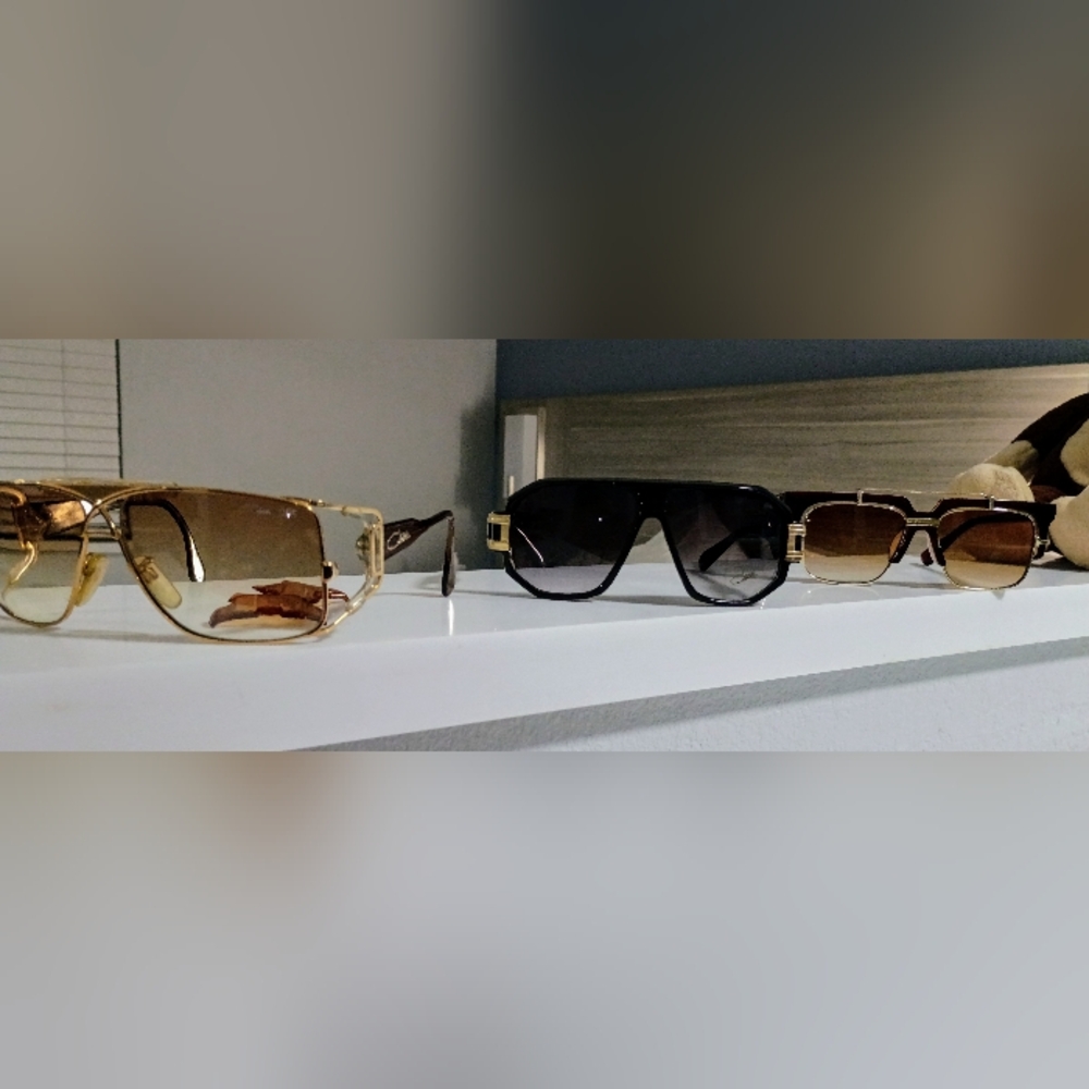 Cazal's 3 Pairs Of Vintage Sunglasses